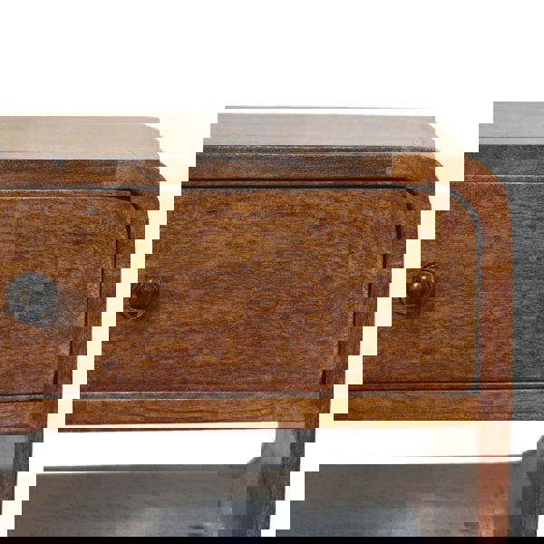 Artisan Furniture Avora Chestnut Nightstand with Drawer and open slot