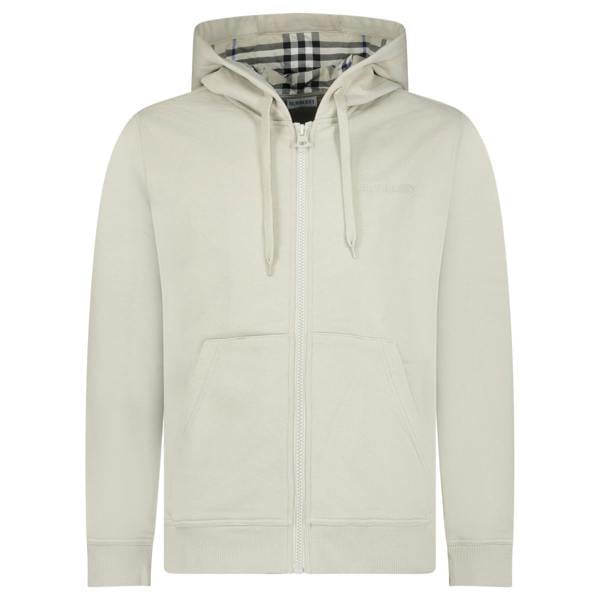 Burberry 'Hove' Check Hoodie Lichen - chancefashionco