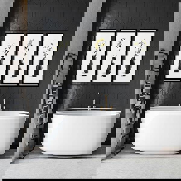 Prints For Bathroom Walls | Set of 3 Botanical Wall art Prints