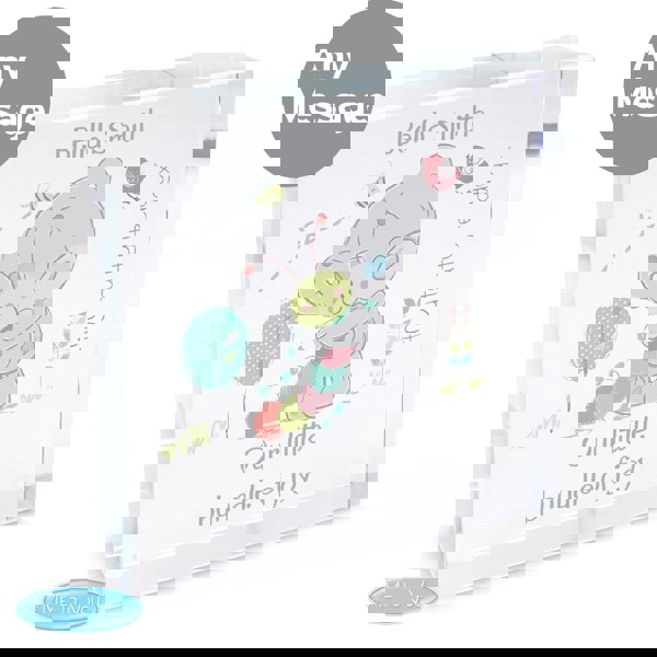 Personalised Memento Company Personalised Tiny Tatty Teddy Cuddle Bug Crystal Token