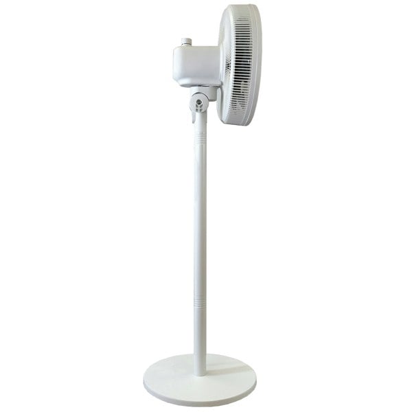 igenix 12 Inch Pedestal Fan, 7 Blades, 3 Speeds, White