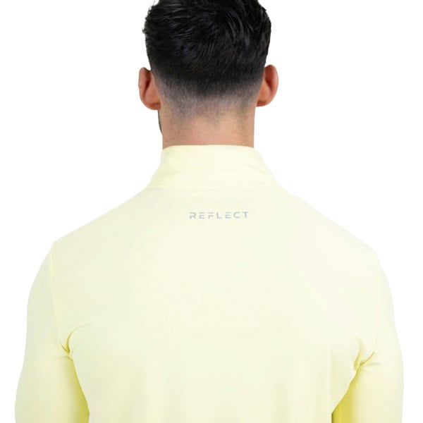 REFLECT Core ID Quarter Zip Track Top Yellow