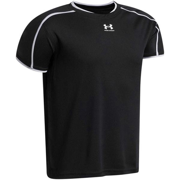 Under Armour Childrens/Kids Performance Logo T-Shirt - Black/White - 