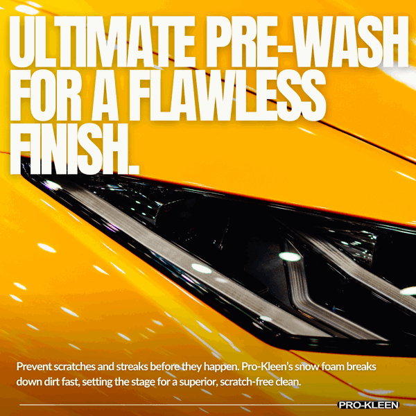 ProKleen Pro-Kleen 15L Mango Smoothie pH Neutral Snow Foam with Wax Super Thick & Non-Caustic Foam