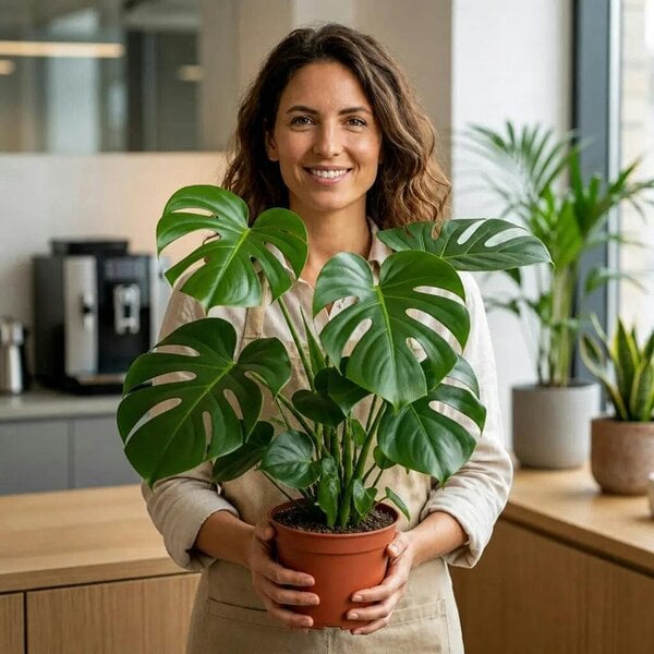 Monstera Deliciosa Cheese Plant – Large Split Leaf Tropical Evergreen Indoor Houseplant - Nursery Pot