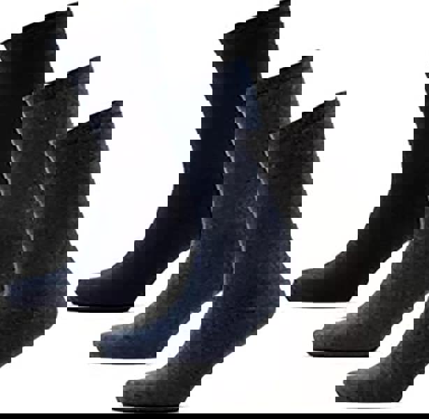 KAV Women Assorted Colour Thermal Socks - Anti Slip Low Cut Ankle Thermal Slipper Sock with Grips