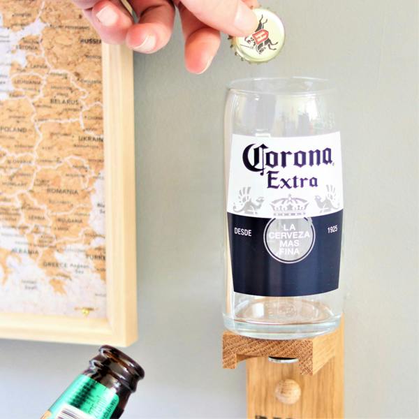 MijMoj Design Personalised Beerometer Wall Mounted Bottle Opener