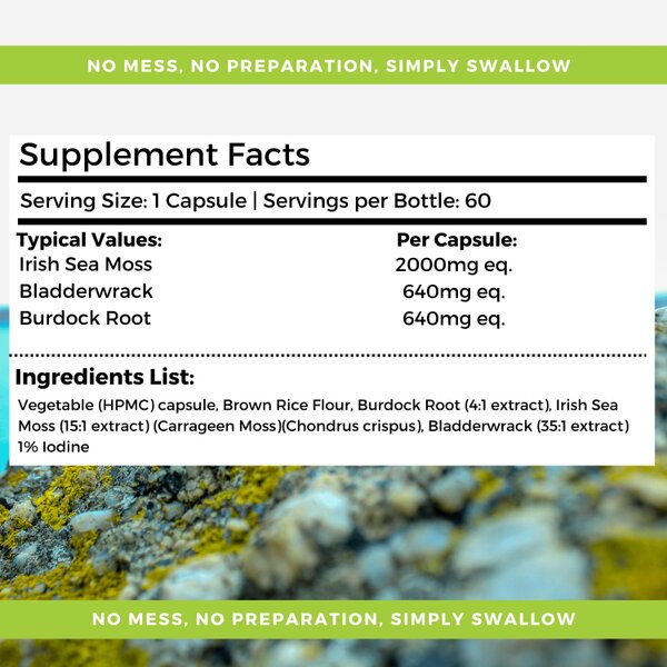 nutripact Sea Moss Complex Capsules