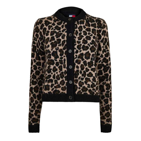 Tommy Jeans Womens/Ladies Leopard Print Cardigan - Leopard - 