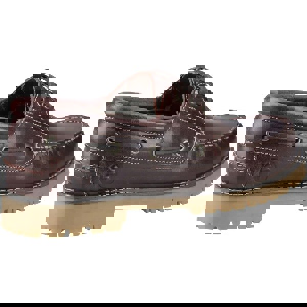 Cotswold Inglecote Leather Men's Brown Leather Boat Shoes