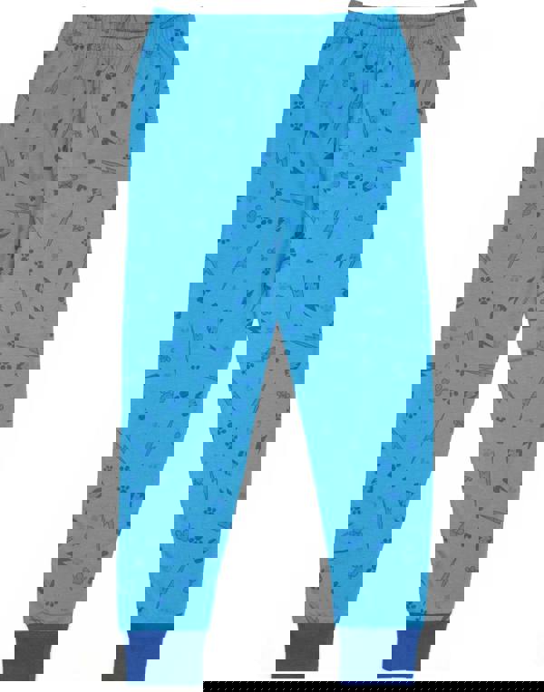 Paw Patrol Boys Blue Short Sleeve Long Leg Pyjama Set