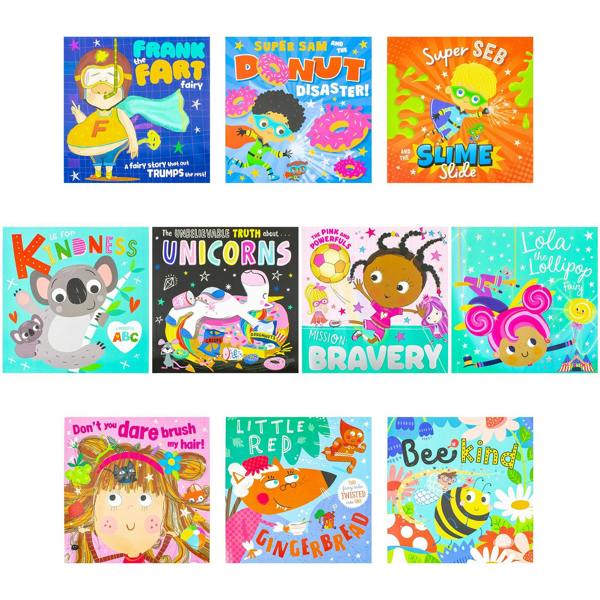 Children's Picture Books 10 Books Collection Set (Frank the Fart Fairy, Beekind and more...)