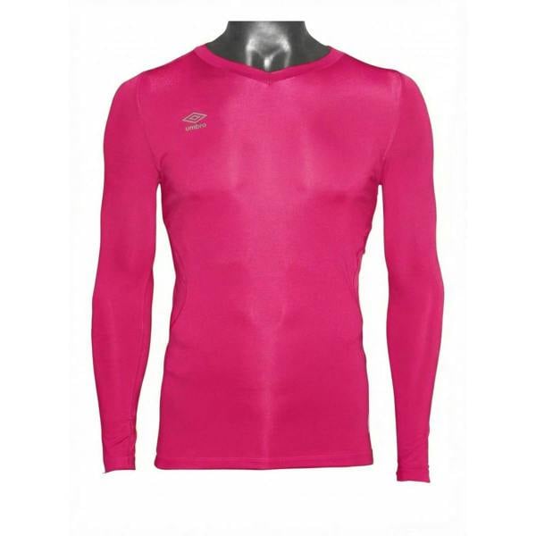 Umbro Mens Elite V Neck Base Layer Top - Beetroot Purple - 