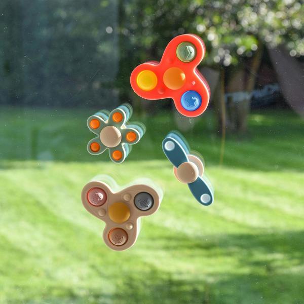 tickit SiliSoft® Jumbo Spinner (Rainbow)