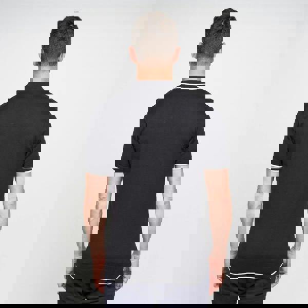 Gabicci V00GM09S Mens Lineker Knitted Polo Gabicci Vintage - NAVY