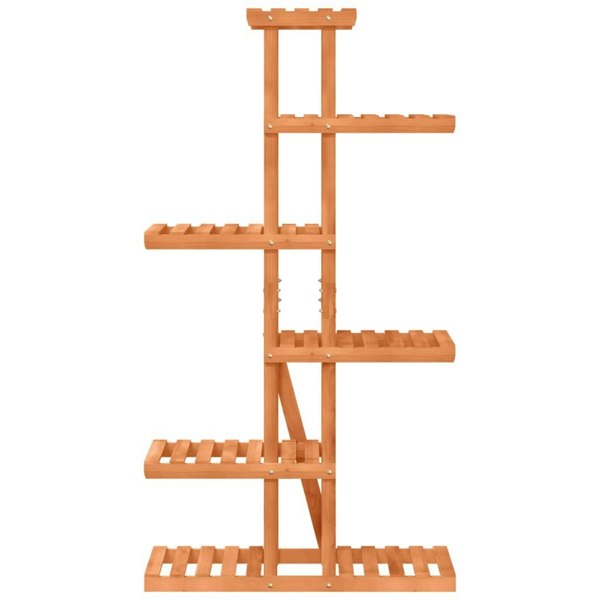 Berkfield Flower Stand 75x25x140.5 cm Solid Wood Fir