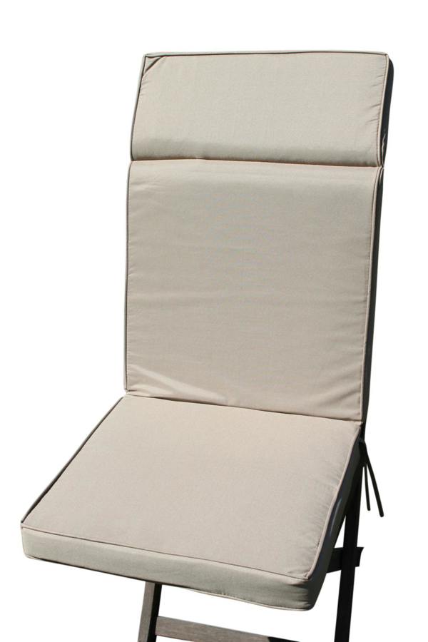 The Garden Marketplace Full Cushion for Recliner Chair, Multi-Position Chair Pad with Zipped Washable Cover, Fade-Resistant 180g Polyester