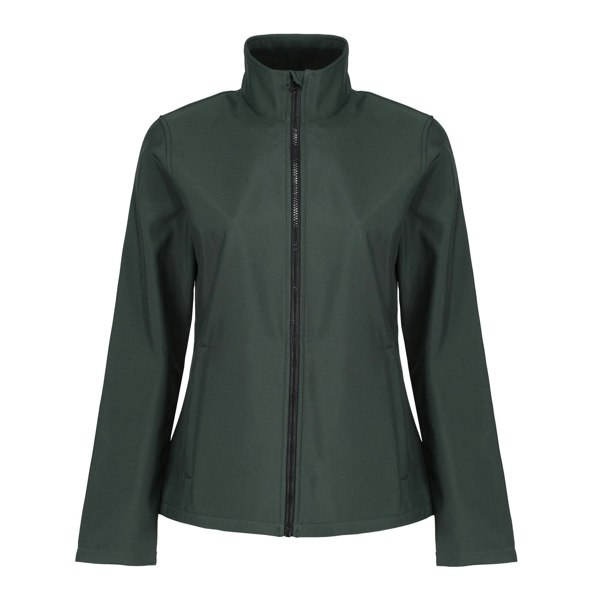 Regatta Womens/Ladies Ablaze Printable Soft Shell Jacket - Dark Spruce/Black