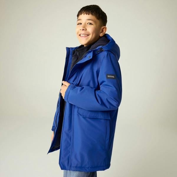 Regatta Childrens/Kids Farbank II Waterproof Insulated Jacket - Olympian Blue/Navy - 