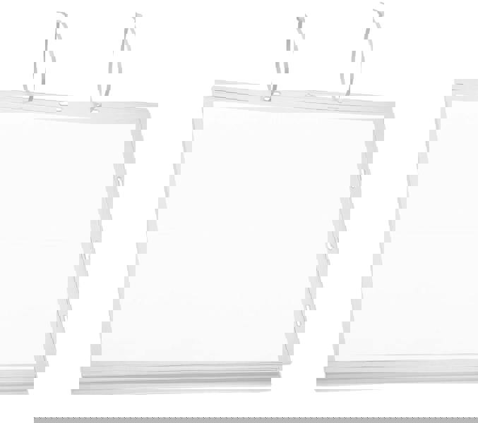 Durable Water Resistant UV Anti-Reflective Cable Tie Pockets | 5 Pack | A3 Clear