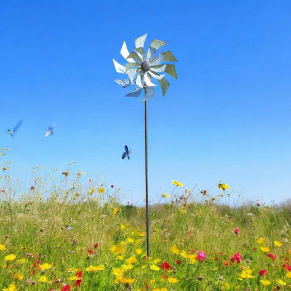 59" METAL WINDMILL