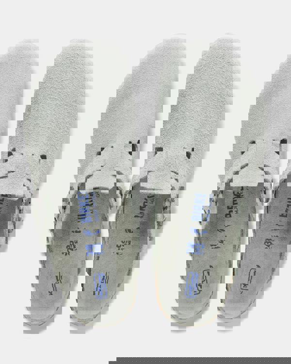 Birkenstock Boston Tonal Footbed Suede Leather Womens Clogs - Pure Sage Tonal FB | CHO | Designer Womens Clogs