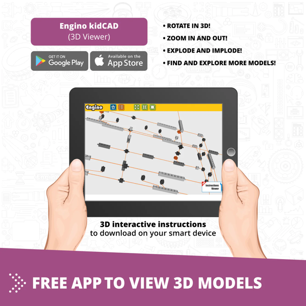 Engino STEM Newton's Laws: Inertia, Momentum, Kinetic & Potential Energy