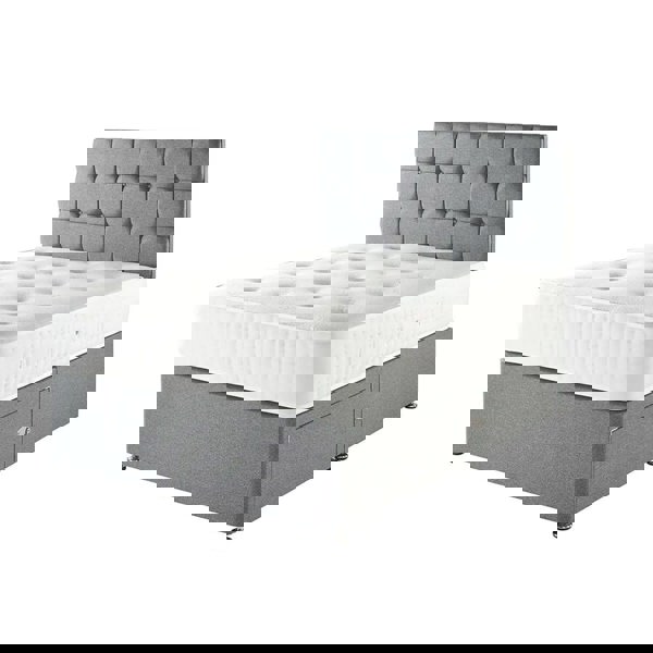 Cashmere Double Mattress + Premium Divan Bed Bundle Set