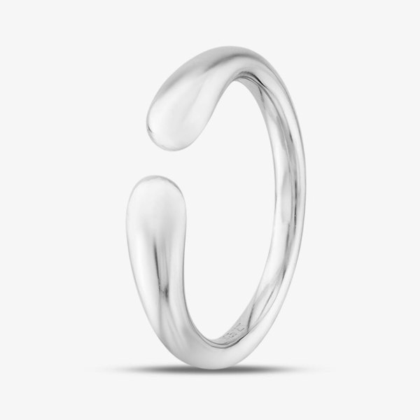 T. H. Baker Sterling Silver Plain Open Torque Ring SR07844A