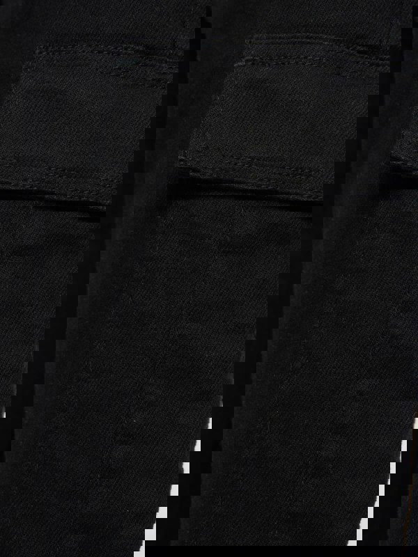 Crosshatch Kremtap Cargo Jeans Solid Black