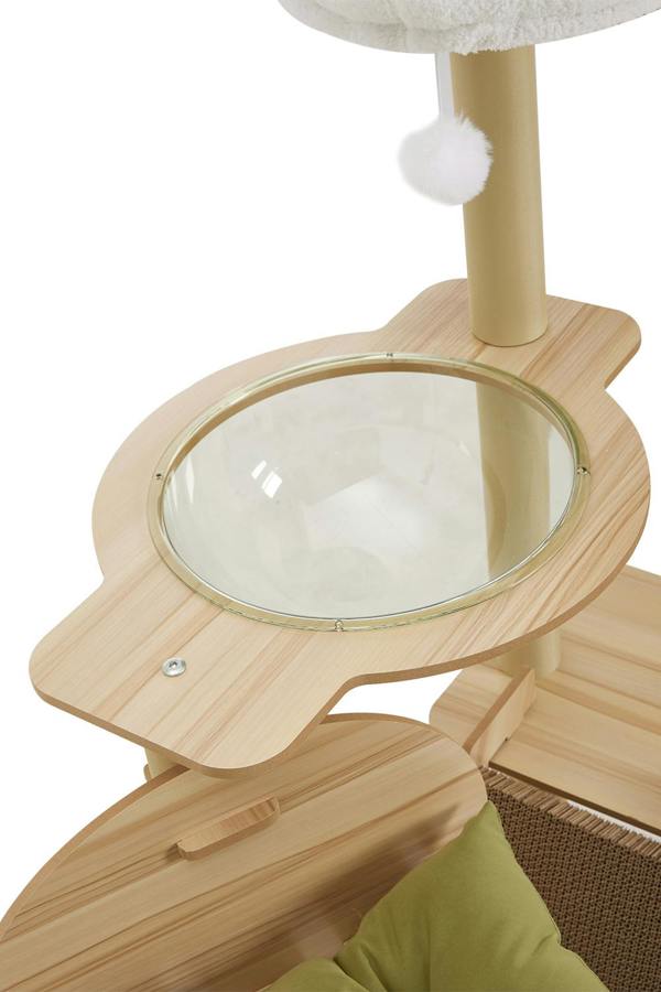 Living and Home Luxury Cat Tower Set with Scratching Board