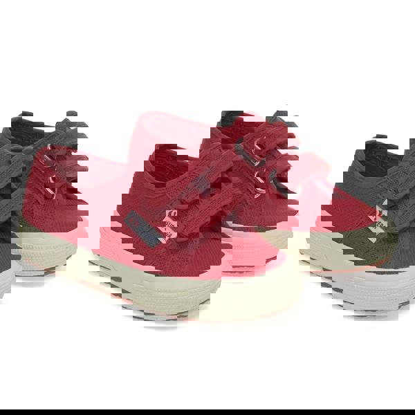 Superga Childrens/Kids 2750 Jstrap Trainers - Red - 