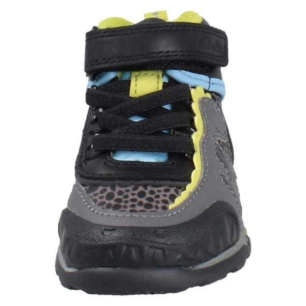 Clarks Boys Clarks Dinosaur Design Hi Top Trainers Steggy2 Tri T