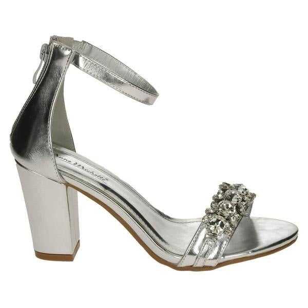 Anne Michelle Ladies Anne Michelle Jewel Trim Sandals