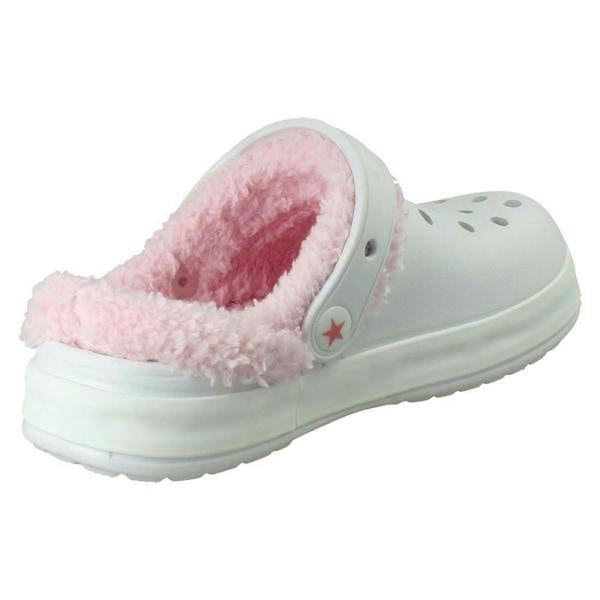 Pineapple Girls Pineapple Light Up Fluffy Lined Clogs H2719