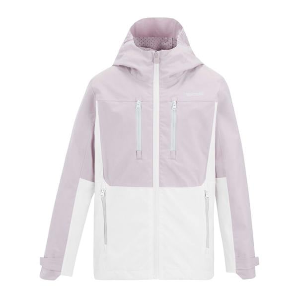 Regatta Childrens/Kids Highton Monochrome Waterproof Jacket - Powder Lilac/Pink Haze - 
