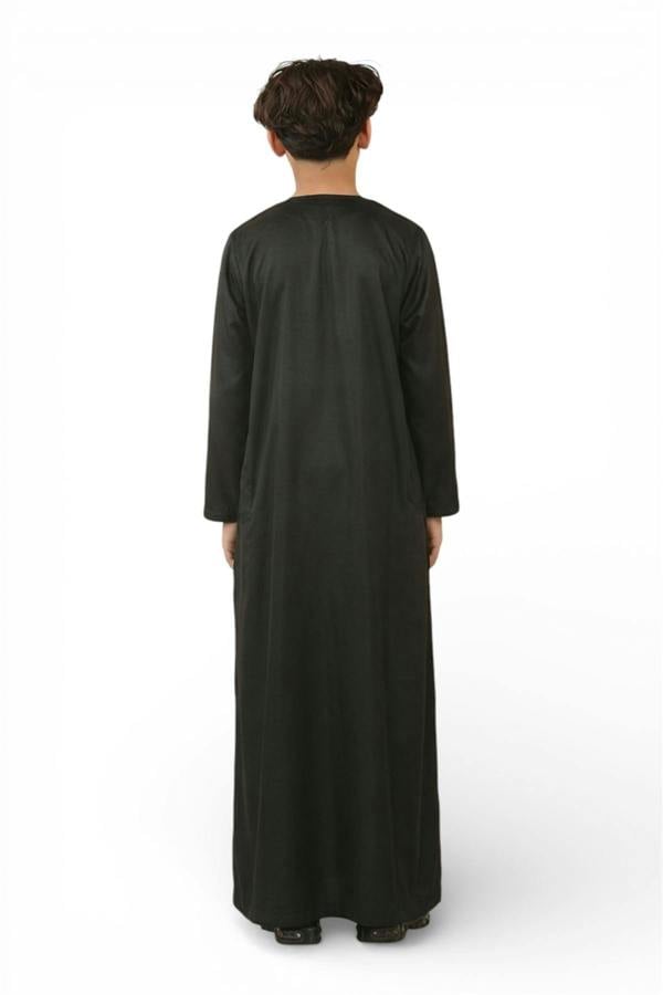 Infinity Leather Kids Boys Moroccan Thobe Robe Djellaba Gandoura Eid Jubba- K-GG008