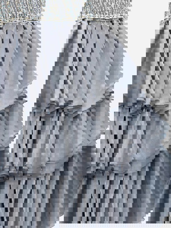 Maison Ava Girls Lumi Icy Occasion Dress in Grey