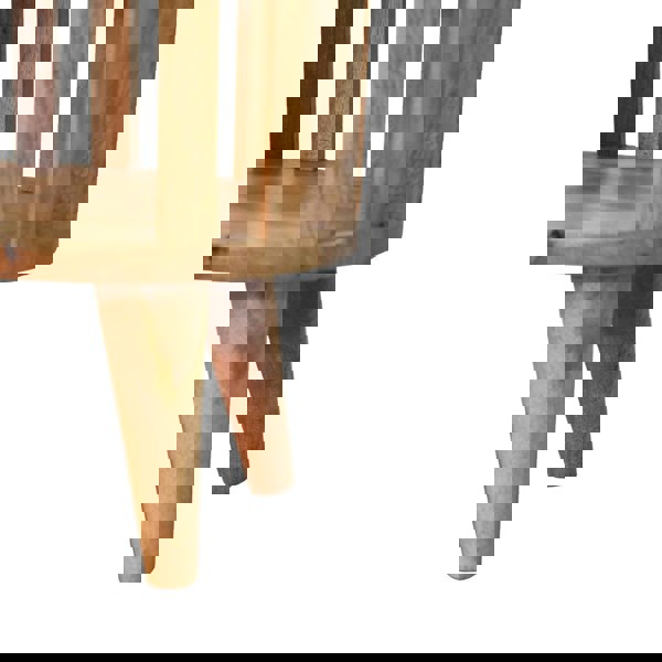 Artisan Furniture Solid Wood Ariella Double Shelf Oak-ish Bedside