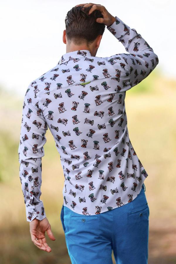 PUG LIFE TENCEL SHIRT - Claudio Lugli Shirts