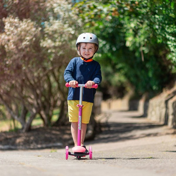 Didicar Didiscoot 3 Wheel Kids Ride On Scooter - Pink