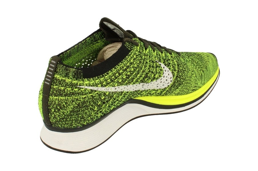 Nike Flyknit Racer Unisex 526628  731 - Volt Black Sequoia 731 - Photo 2