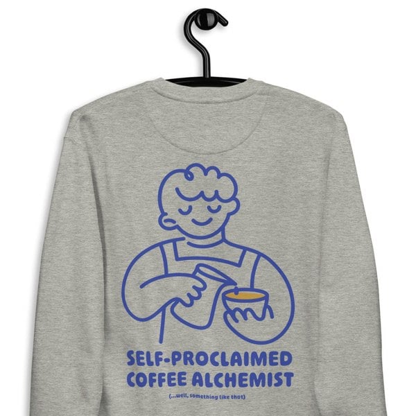 ANCHOR & CREW x GUSTATORY Coffee Alchemist Cotton Blend Embroidered Sweatshirt