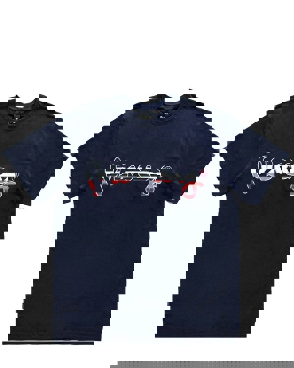 Money Sig Ape Chrome Tee - Navy