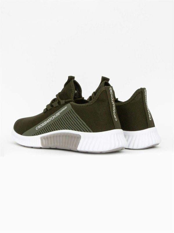Crosshatch Nimbus Trainers Olive