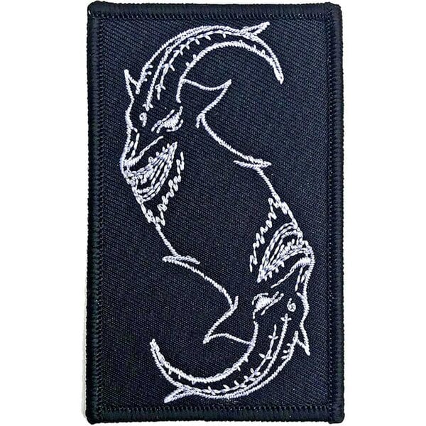 Slipknot Patch Goat Outline Band Logo Official Black Embroidered woven iron on