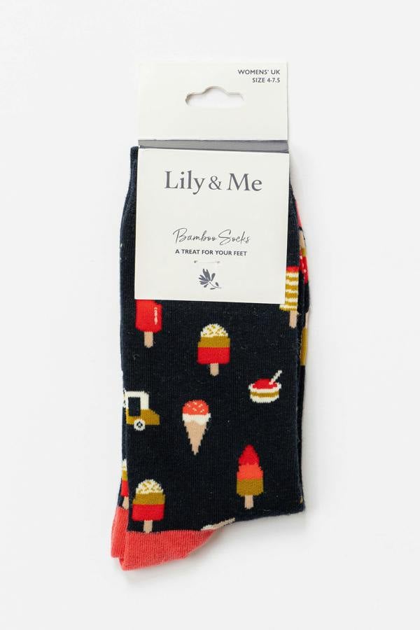 Lily & Me Ice Lollies Bamboo Ankle Socks