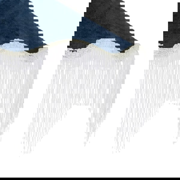 Ornate Victorian Shape Pendant Light Shade in Midnight Blue Velvet Image 5