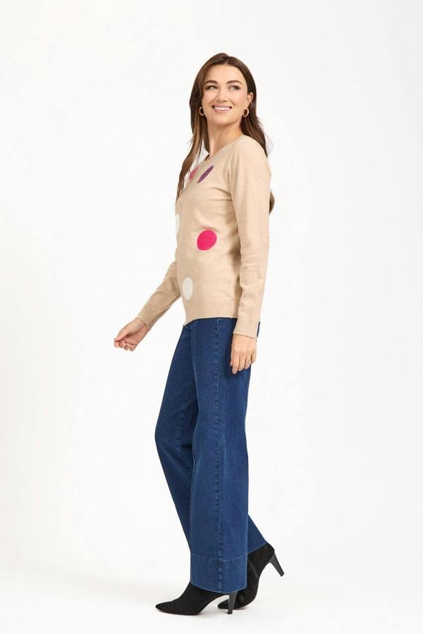 Mudflower Circle Stitch Jumper