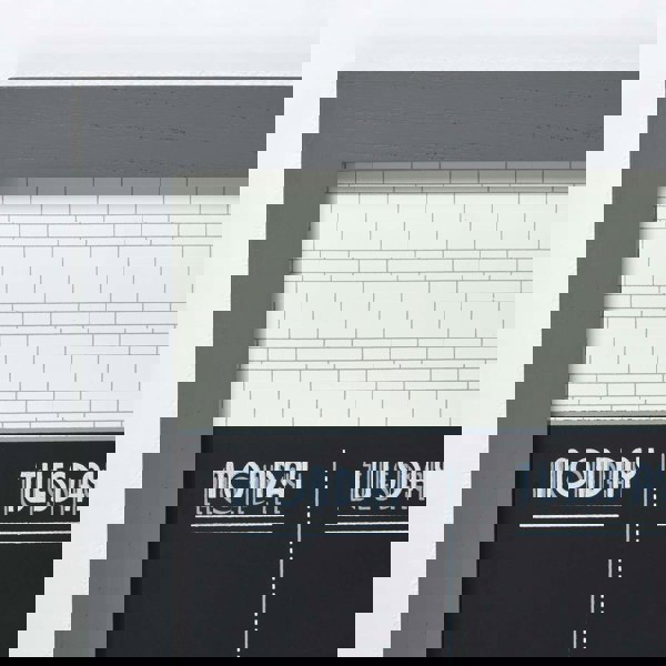 HOMESCAPES Café Weekly Planner Chalkboard